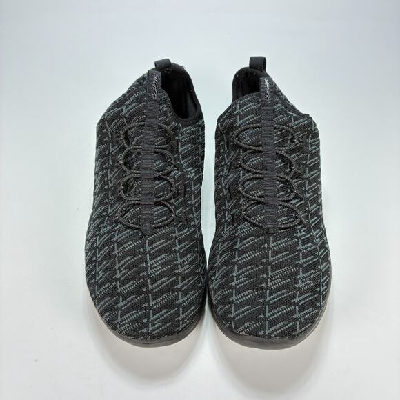 Skechers Flex Appeal 2.0 Black Slip on Dual Lite Running Shoes Women's Size 8.5 - Picture 3 of 11